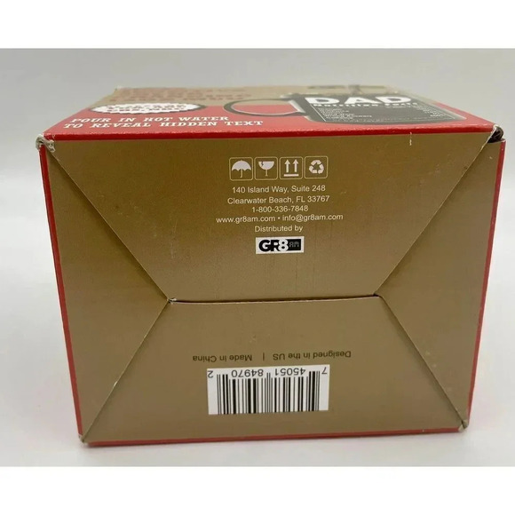 Heat Changing Worlds Best Dad Mug. 12oz Dad Nutrition Facts Funny Coffee Mug - Picture 12 of 12